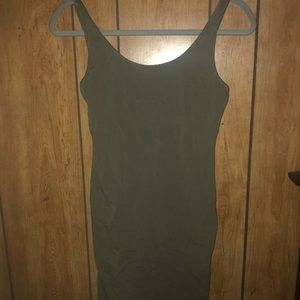 Mineral Green Bodycon Dress